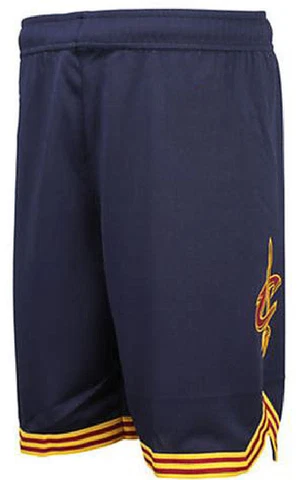 Youth Cleveland Cavaliers Navy Replica Basketball Shorts By Outerstuff Cover