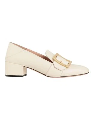 Bally Janelle 6225789 Women's Bone Calf Plain Leather Pumps Size 6.5 MSRP $800 - Image 1 of 4