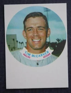 1970 Topps Candy Lid Proof Test Issue Progression Tim McCarver RARE Collectible - Picture 1 of 1