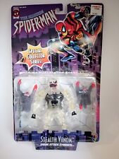 Marvel The Amazing Spider-Man Translucent Stealth Venom Figure 1996 NEW SEALED 