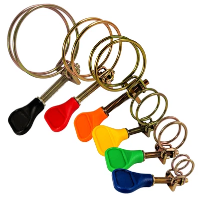 AQUACADABRA 2x morsetti tubo doppio filo Yamitsu clip per pantaloni stagno vasca per pesci tubo