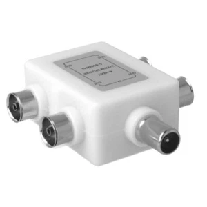 Sdoppiatore Splitter per Antenna TV 1 Maschio 4 Femmine Distributore 4 Uscite - Foto 1 di 3