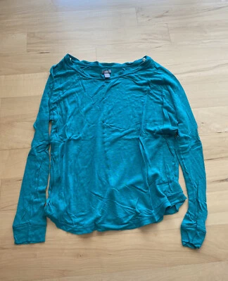 Camisa de pijama de manga larga azul azulado Aerie - XS para mujer Foto 1 de 2