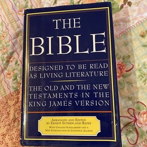 Ernest Sutherland Bates THE BIBLE, Designed Read As Living Literature  X Cond - Picture 1 of 20