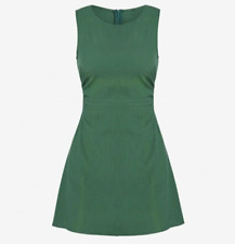 NWT ZAFUL Cutout Waist Sleeveless Mini Dress - Deep Green S Small USA