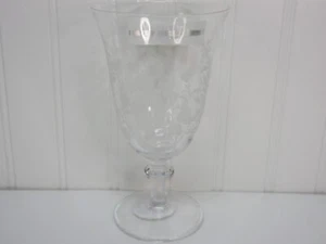 Set of 4 Pioneer Woman Daisy Glass Goblet Floral Clear 14oz Vintage Inspired - Picture 1 of 10