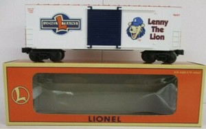LIONEL LENNY THE LION HI CUBE BOX CAR 6-29232! O GAUGE FREIGHT TRAIN O/27 0-27