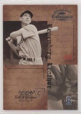 2004 Donruss Classics Legendary Leather /100 Ted Williams #LL-5 HOF