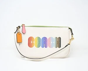 Coach Nolita 19 Pride Regenbogen Grafik Kreide mehrere Kieselsteine Leder neu mit Etikett ca438 $ 218 - Bild 1 von 12