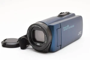 JVC Kenwood EverioR GZ-R480-A HD Camcorder Waterproof Blue Used From Japan - Picture 1 of 10
