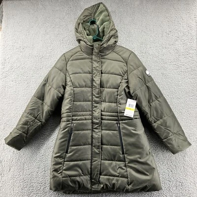 Spyder Jacket Women's Puffer Coat Green/Olive Size Medium Parka MSRP $249 - Image 1 of 4