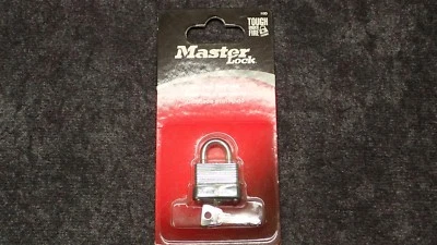 New 10D Master Lock 1" W Laminated Steel Warded Padlock (BN451) - Image 1 of 3