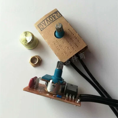 ZE-03 Rotary Full Range Inline Table Lamp Dimmer Switch Light LED 300W Max Kits - Image 1 of 4