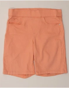 DKNY Womens Casual Shorts UK 14 Medium W32 Orange Cotton DC06 - Picture 1 of 3