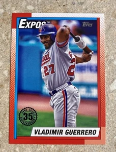 2025 Topps Series 1 Vladimir Guerrero 1990 35th Anniversary T90-48 Expos - Picture 1 of 2