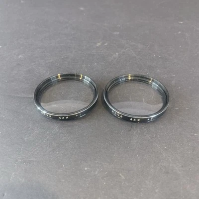 43mm Genuine OEM Hoya 43 mm +1 & +2 Glass Lens Filter Japan - Image 1 of 4