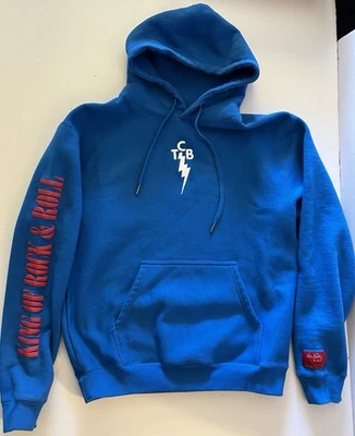 Sudadera con capucha azul Elvis Presley X Shoe Palace "King of Rock & Roll" TCB talla grande  Foto 1 de 4