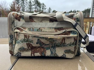 Pferd Gobelin Übernachtungstasche groß - Bild 1 von 9