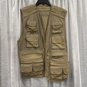 Bronica Tactical Vest Men’s 2XL Khaki Fishing Hunting Outdoors - Picture 1 of 10