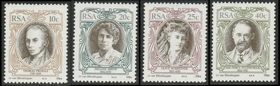 Stamps South Africa 1984 South African English Authors Sc#626_29 MNH - Image 1 of 2