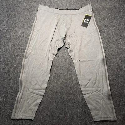 KUIU Base Layer Pants Mens 2XL Stone Ultra Merino 120 ZipOff Nuyarn Wool Hunting - Image 1 of 4
