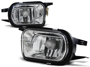 Fog Lamps for Mercedes W203 C-CLASS 00-04 SLK R170 Chrome WorldWide FreeShip US  - Bild 1 von 7