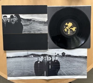 U2 JOSHUA TREE LP on ISLAND 90581 W/INNER + POSTER LYRIC SLEEVE MASTERDISK EX/EX - Imagen 1 de 4