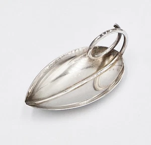 GEOFFREY G BELLAMY STERLING SILVER LEAF CADDY SPOON London 1956 LIMITED EDITION - Picture 1 of 5