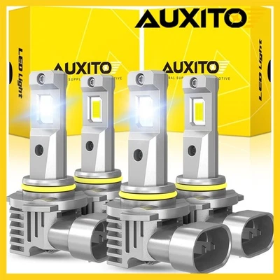 4pcs H10 LED Fog Light Driving Bulbs Kit 9145 9140 White 6000K Super Bright 40W - Image 1 of 4