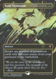 MTG Eerie Ultimatum (0104) *Foil* Borderless Special Guest MT/NM Free Ship - Picture 1 of 2