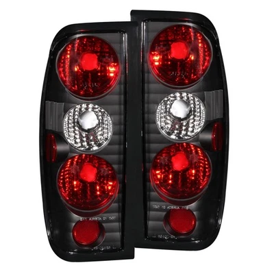Anzo 211115 Black Clear Lens Tail Lights Halogen for 98-04 Nissan Frontier Foto 1 de 4