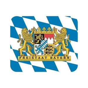 Mousepad Textil Freistaat Bayern Fahne Flagge Mauspad - Afbeelding 1 van 1