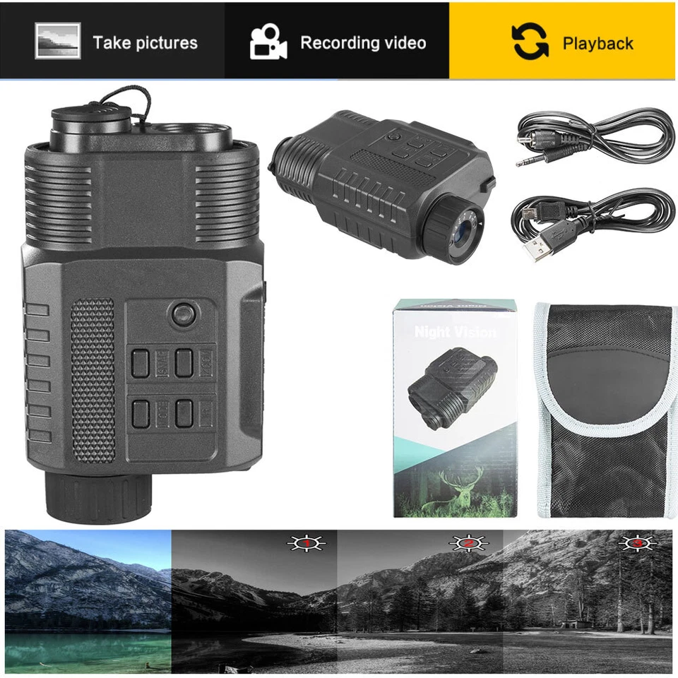 NV150 IR LED Night Vision Device Monoculars HD Night Vision for Hunting Camera - Image 1 of 4