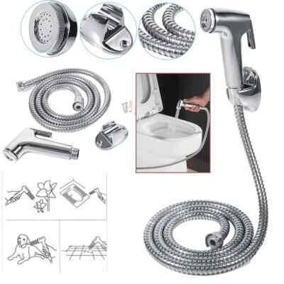 Kit Douchette Bidet WC Pulvérisateur douche hygiène intime Douchette Support Tuy - Photo 1/4