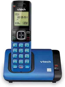 VTech Expandable Cordless Phone Caller ID Call Waiting DECT 6.0 1 Handset Blue - Picture 1 of 8