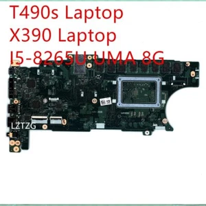 Motherboard For Lenovo ThinkPad T490s/X390 Mainboard I5-8265U UMA 8G 01HX898 - Picture 1 of 4