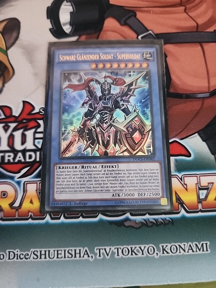 GERMAN Black Luster Soldier - Super Soldier DOCS-EN042 1st Ed Ultra Rare NM - Image 1 of 1