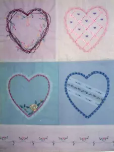 Your Heart's Desire ~ 4 Hearts to Stitch Using Your Elna 9000 ~ Vintage 1991 - Picture 1 of 3