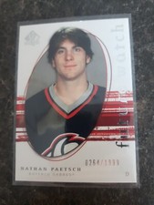 2005-06 Sp Authentic Future Watch Nathan Paetsch Rookie RC 264/1999 Card# 252