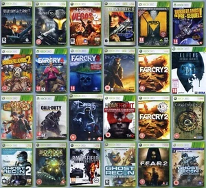 XBOX 360 FPS 1st PERSON SHOOTER Games Pick Your Own Bundle fae 99p Max £3.50 P&P - Picture 1 of 38