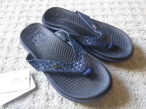 Sandali infradito KuaiLu donna blu nuovi con etichette tappetino yoga passeggio tanga taglia US3/EU35 - Foto 1 di 3