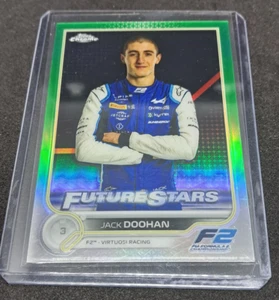 F1 Topps Chrome 2022 Jack Doohan Green Refractor /99 Formula 1 F2 #79 Portrait - Zdjęcie 1 z 2