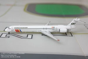 JC Wing Escandinavo SAS McDonnell Douglas MD-90 Color Antiguo Diecast Modelo 1:400 - Imagen 1 de 1