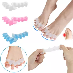 Zehenspreizer Hallux Valgus Silikon Ballenschutz Zehentrenner Korrektur Bandage - Bild 1 von 27