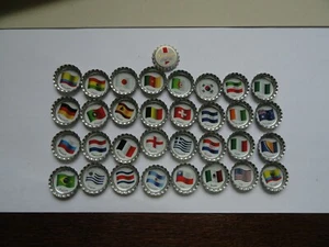 Sammlungsauflösung - Satz KK Köstritzer WM 2014 FLAGGEN Innendruck - UNGEBRAUCHT - Bild 1 von 1