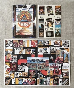 Hawkwind 1988 Tour Book Programme Complete w Full Sticker Sheet + GAME Motörhead - Picture 1 of 21