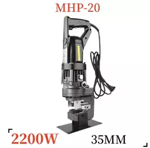 MHP-20 Kanal Stahl Hydraulik Loch Elektro Locher Stanzmaschine Öffner Neu - Bild 1 von 6