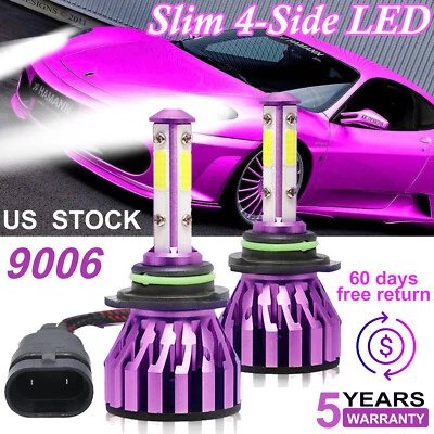 2000W 9006 LED Headlight Bulb Conversion Kit Low Beam White Super Bright 6500K - Image 1 of 4
