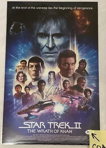 William Shatner Signed The Wrath of Khan 11x17 Photo - Authenticated & COA! - Picture 1 of 2
