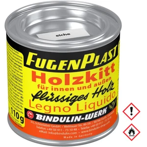Bindulin Fugenplast Wasserfester Holzkitt Farbe Eiche Metalldose 110g - Picture 1 of 1